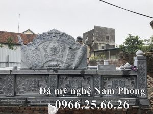 Chi tiet Lan can da DEP cua Khu Lang mo Cu Trinh Van Phuc - Xây Lăng Mộ đá, Xây Mộ đá