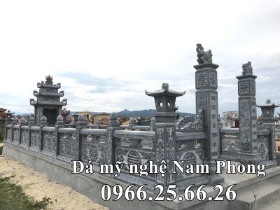 Lan can đá khu Lăng Mộ tại Bắc Ninh