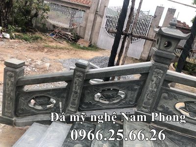 Lan can đẹp cho Nguyễn Tộc Chi Lăng Mộ