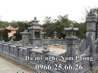 Lan can cho Lăng mộ đẹp tại Thái Bình