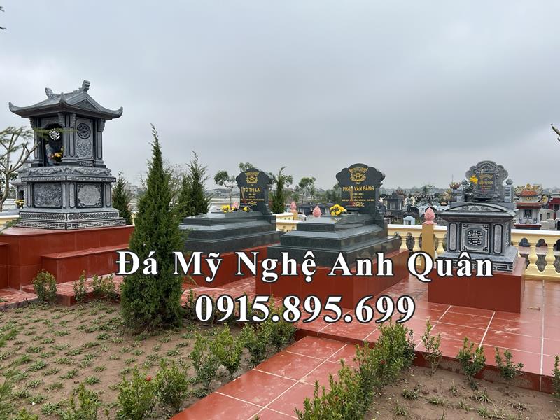 Khu Lang Mo da hoa cuong ket hop da xanh reu Granite tai Thai Binh