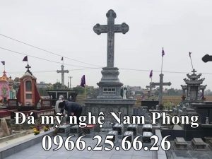 Lang Mo da cong giao dep tai Ninh Binh - Xây Lăng Mộ đá, Xây Mộ đá