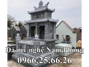 Mo da doi Mau Mo da doi hai mai Mo da Ninh Binh - Xây Lăng Mộ đá, Xây Mộ đá