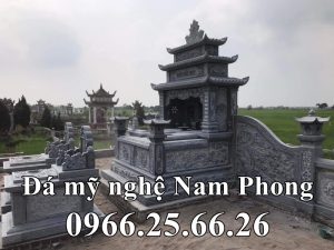 Mo da doi Mo da doi ba mai dep tai Ninh Binh - Xây Lăng Mộ đá, Xây Mộ đá