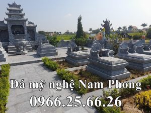 Mo da don da xanh tu nhien dep tai Ninh Binh - Xây Lăng Mộ đá, Xây Mộ đá