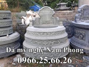 Mo da tron tam cap tai Ninh Binh - Xây Lăng Mộ đá, Xây Mộ đá