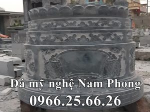 Mo tron da xanh den tu nhien - Xây Lăng Mộ đá, Xây Mộ đá