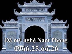 Phoi canh Cong da hai mai dep tai Ninh Binh - Xây Lăng Mộ đá, Xây Mộ đá