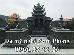 Mau Lang Mo da xanh reu cho Bo Me gia chu tai Vinh Phuc 2 - Xây Lăng Mộ đá, Xây Mộ đá