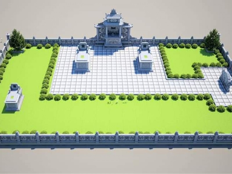 Lang Mo da cho Gia dinh dep 2023 - Xây Lăng Mộ đá, Xây Mộ đá