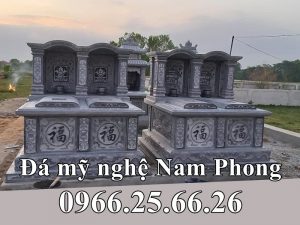 Mẫu Mộ đá đôi 1 mái vòm đẹp, chất lượng cao, sắc nét, giá thành hợp lý.