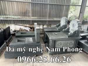 Mau Mo da xanh reu tam cap va Mo da don tam son - Xây Lăng Mộ đá, Xây Mộ đá