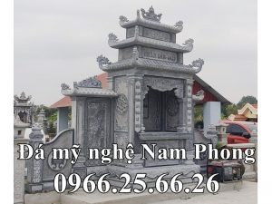 Mau Lang da dep tai Ha Noi - Xây Lăng Mộ đá, Xây Mộ đá