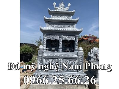 Mẫu Mộ đá ba mái đẹp tại Hà Nội