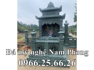 Mau Mo da doi hai mai da xanh reu Granite tai Hai Phong - Xây Lăng Mộ đá, Xây Mộ đá