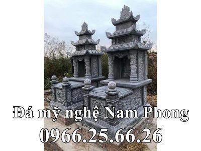 Mộ đá ba mái giá rẻ tại Ninh Bình