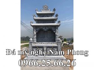 Mo da doi ba mai tai Ninh Binh - Xây Lăng Mộ đá, Xây Mộ đá