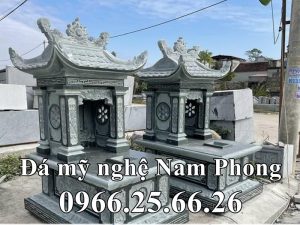 Mo da mot mai bang da xanh reu tai Ninh Binh - Xây Lăng Mộ đá, Xây Mộ đá