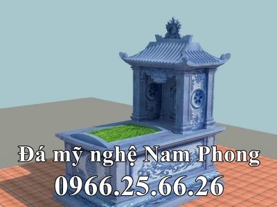 Thiết kế Mẫu Mộ đá một mái đẹp tại Quảng Ninh