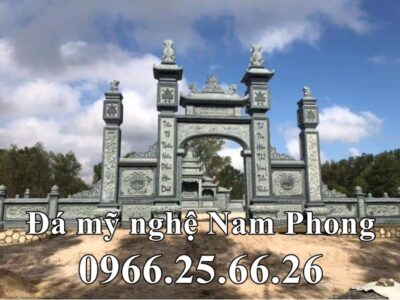 Cong da vao lang mo - Xây Lăng Mộ đá, Xây Mộ đá
