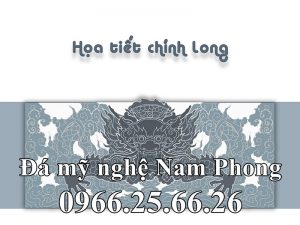 Hoa Tiet chinh Long trong dieu khac Da My Nghe - Xây Lăng Mộ đá, Xây Mộ đá