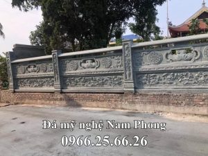 Lan can da Nha tho to tai Nam Dinh - Xây Lăng Mộ đá, Xây Mộ đá