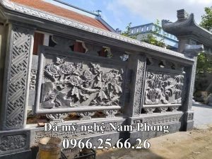 Mẫu Lan can đá cho Nhà thờ họ/tổ; Từ đường; Bảo điện