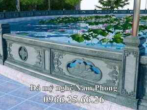 Thiết kế Lan can cho Hồ nước - công viên - khu vui chơi