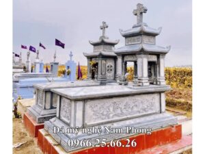 Mau Mo cong giao 2 mai Mo da hai mai - Xây Lăng Mộ đá, Xây Mộ đá