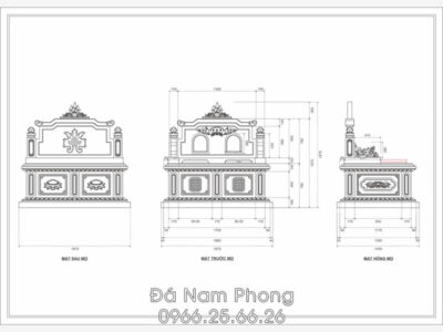 Mẫu Mộ đá đôi không mái đẹp - Xây Mộ đôi #modadoi 7 - Xây Lăng Mộ đá, Xây Mộ đá Ban ve Mo da doi khong mai Mo banh - Xây Lăng Mộ đá, Xây Mộ đá
