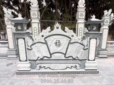 Binh phong lang mo da - Xây Lăng Mộ đá, Xây Mộ đá