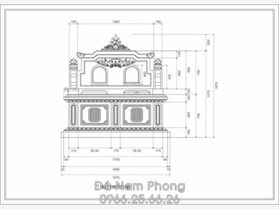 Mẫu Mộ đá đôi không mái đẹp - Xây Mộ đôi #modadoi 8 - Xây Lăng Mộ đá, Xây Mộ đá Kich thuoc Mo da doi - Xây Lăng Mộ đá, Xây Mộ đá