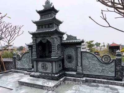 Lang tho 3 mai dep canh phong - Xây Lăng Mộ đá, Xây Mộ đá