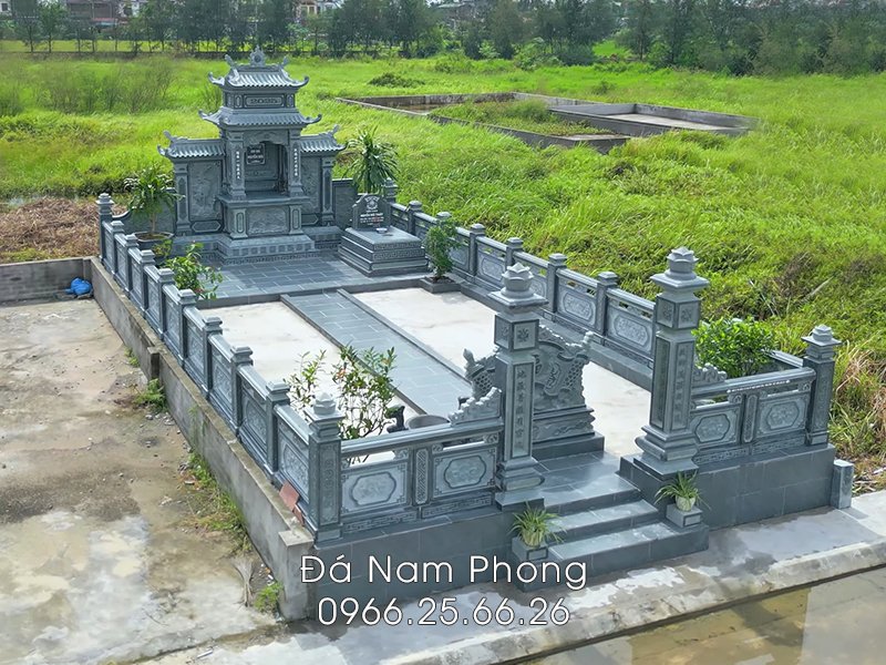 Khu Lăng Mộ đá gia đình bằng đá xanh rêu đẹp 2026 #langmoda.jpg Khu Lăng Mộ đá gia đình bằng đá xanh rêu đẹp 2026 #langmoda.jpg