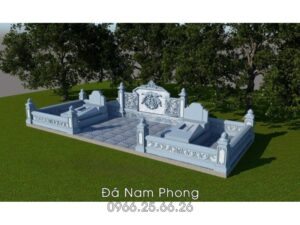 Xay Lang Mo da rong 3m x 8m - Xây Lăng Mộ đá, Xây Mộ đá