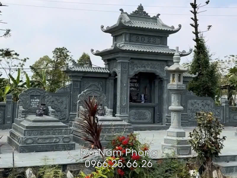 Lau tho da 2 mai tai khu lang mo - Xây Lăng Mộ đá, Xây Mộ đá