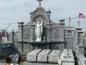 Mau Lang tho da Cong giao dep cho khu Lang Mo cong giao gia dinh - Xây Lăng Mộ đá, Xây Mộ đá