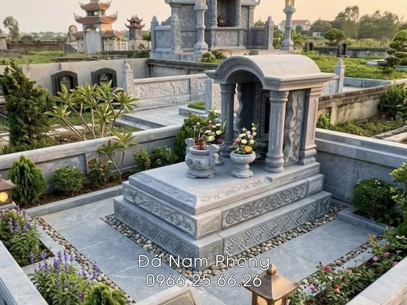 Mo Da 1 Mai Vom – Mau Mo phu hop cho nhieu gia dinh hien nay - Xây Lăng Mộ đá, Xây Mộ đá