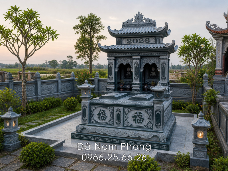 Xay Mo da doi 2 mai tai Ninh Binh Uy tin 2026 - Xây Lăng Mộ đá, Xây Mộ đá