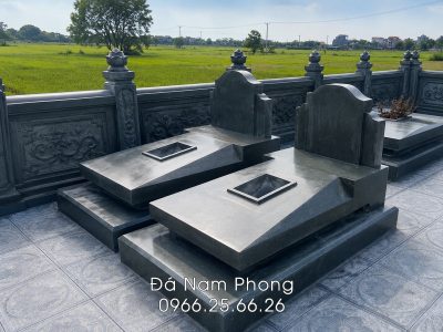 Báo giá Mộ đá xanh rêu đẹp, chất lượng cao 2026 | Đá mỹ nghệ Nam Phong