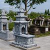 Mẫu Mộ 3 mái đẹp - Mộ 3 mái cho Ông Bà, Cha Mẹ | Đá mỹ nghệ Nam Phong
