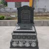 Mẫu Mộ đá xanh rêu giả cổ đẹp, kích thước 81x127cm | Đá mỹ nghệ Nam Phong