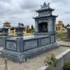 Mộ đá 2 mái chuẩn, phổ biến tại làng đá Ninh Vân, Ninh Bình | Đá mỹ nghệ Nam Phong