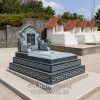 Mộ đá đẹp, đơn giản, chất lượng từ đá xanh rêu Thanh Hóa | Đá mỹ nghệ Nam Phong