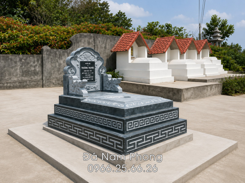Mộ đá đẹp, đơn giản, chất lượng từ đá xanh rêu Thanh Hóa Mộ đá đẹp, đơn giản, chất lượng từ đá xanh rêu Thanh Hóa