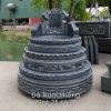 Mộ đá tròn 5 cấp - Mộ tròn đá xanh rêu | Đá mỹ nghệ Nam Phong